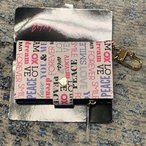 BETSEY Johnson Wallet Peace Love